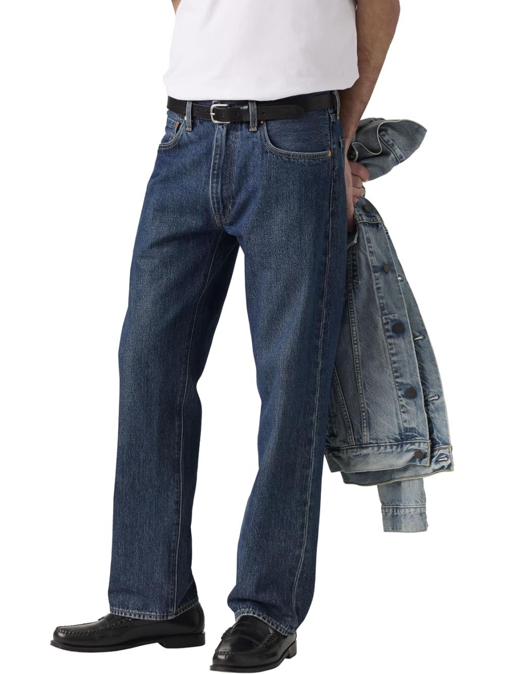 Jeans Levi's 555™ RELAXED STRAIGHT CHECK THE SCORE Uomo - Blu