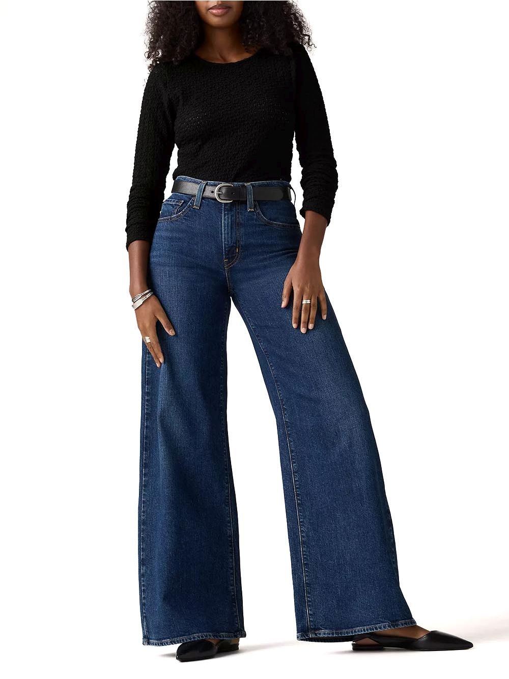 Jeans Levi's 728 HR WIDE LEG WOODSTOCK WIDE LEG Donna - Blu