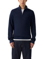 Pullover Levi's HM QUARTER ZIP SWEATER DUFFEL BAG HEATHE Uomo - Blu