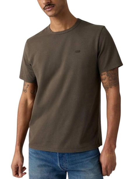 T-shirt Levi's LEVI'S ORIGINAL TEE GARMENT DYE VINEYARD Uomo - Marrone