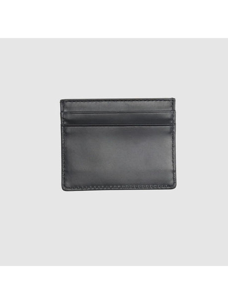 Portafoglio Levi's LEATHER CARD CASE CAVIAR LEATHER Uomo - Nero