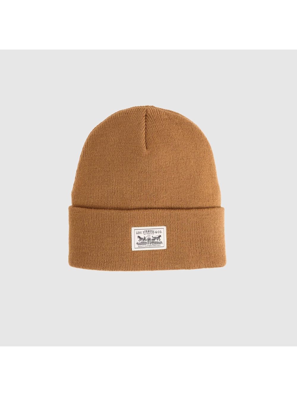Cappello Levi's EMBARCADERO BEANIE FOXTROT BROWN Uomo - Bianco