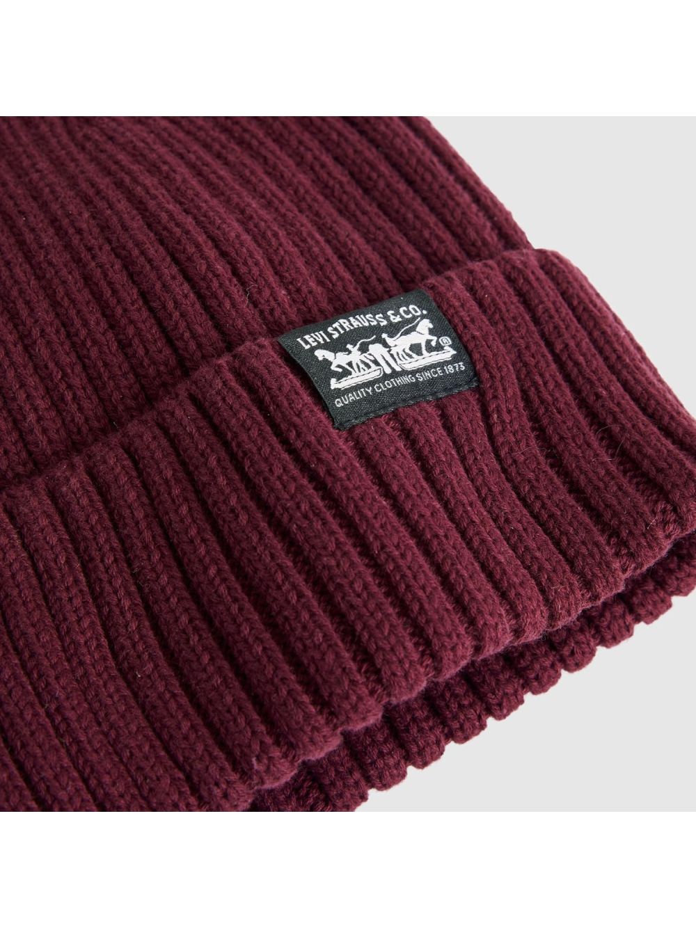 Cappello Levi's SUNSET BEANIE TAWNY PORT Uomo - Viola