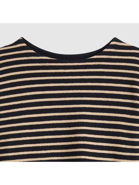 T-shirt Levi's ESME RELAXED LONG SLEEVE ALLIE STRIPE AN Donna - Nero