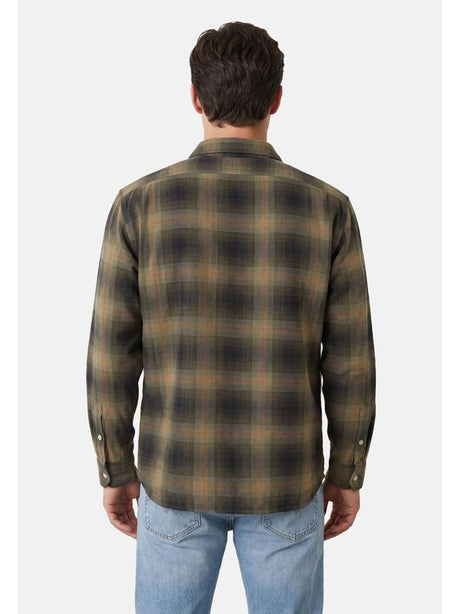 Camicia Levi's JACKSON WORKER EMIL PLAID STORMY SEA PLA Uomo - Verde
