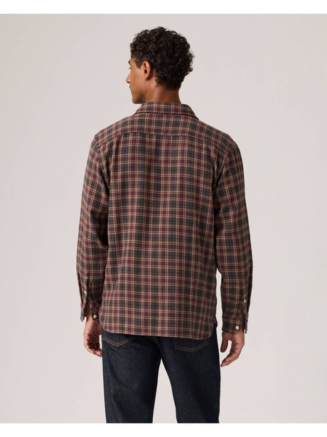 Camicia Levi's JACKSON WORKER EMIL PLAID STORMY SEA PLA Uomo - Multicolore Levi's  Angolo dello Sport