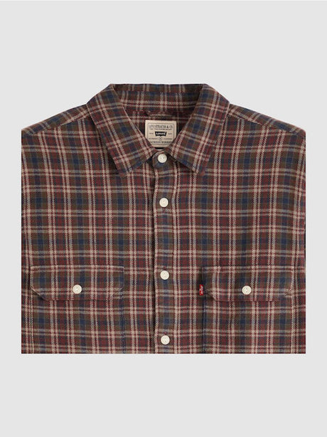 Camicia Levi's JACKSON WORKER EMIL PLAID STORMY SEA PLA Uomo - Multicolore Levi's  Angolo dello Sport