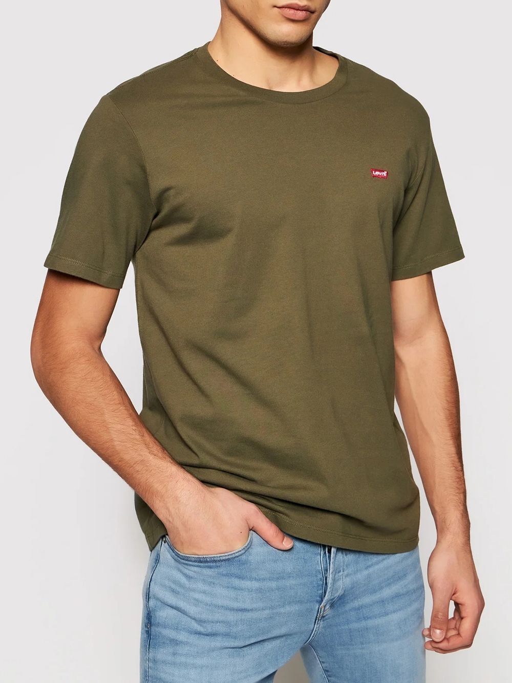 T-shirt Levi's SS ORIGINAL HM VINTAGE Uomo - Verde