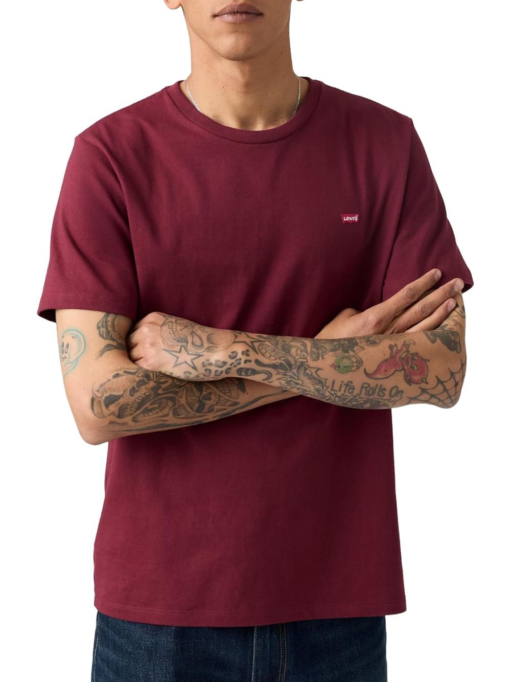 T-shirt Levi's SS ORIGINAL HM VINTAGE Uomo - Viola