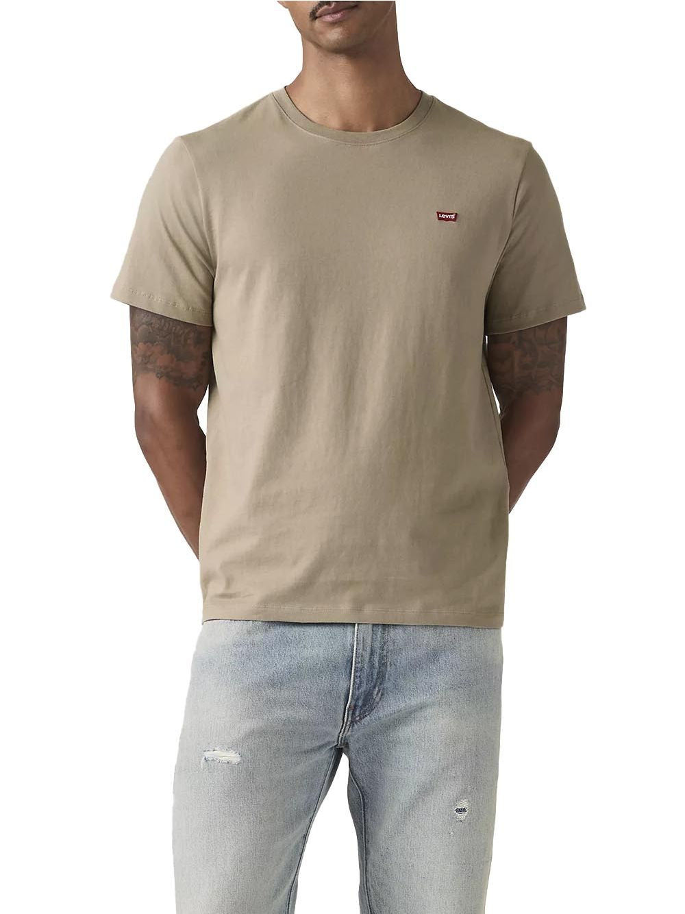 T-shirt Levi's SS ORIGINAL HM VINTAGE Uomo - Beige