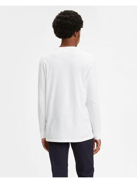 T-shirt Levi's LS ORIGINAL HM TEE MINERAL BLACK JERSEY Uomo - Bianco