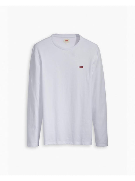 T-shirt Levi's LS ORIGINAL HM TEE MINERAL BLACK JERSEY Uomo - Bianco