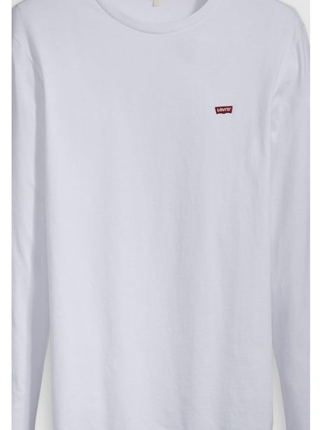T-shirt Levi's LS ORIGINAL HM TEE MINERAL BLACK JERSEY Uomo - Bianco