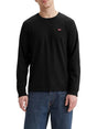T-shirt Levi's LS ORIGINAL HM TEE MINERAL BLACK JERSEY Uomo - Nero