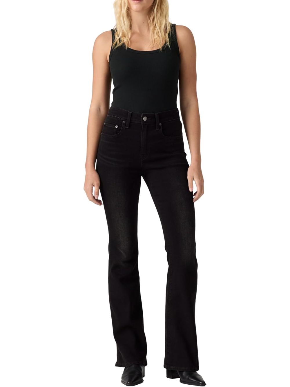 Jeans Levi's 726 HR FLARE BLUE SWELL Donna - Nero