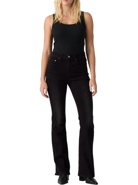 Jeans Levi's 726 HR FLARE BLUE SWELL Donna - Nero