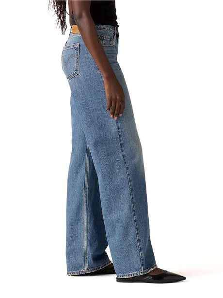 Jeans Levi's LOW LOOSE RESCUED CITY Donna - Blu