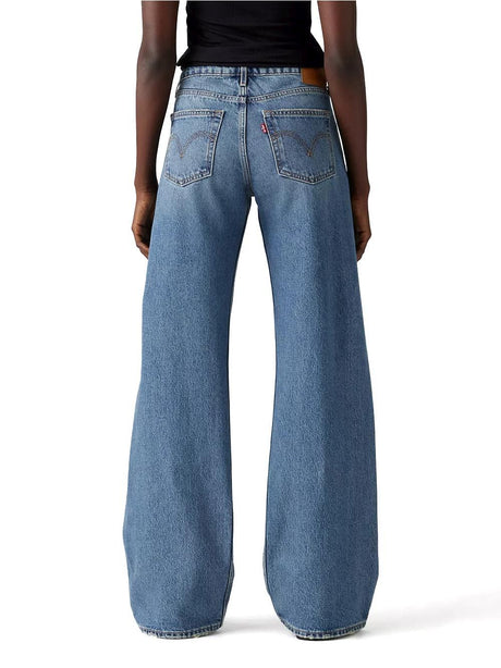 Jeans Levi's LOW LOOSE RESCUED CITY Donna - Blu