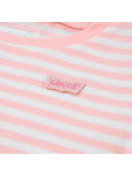 T-shirt Levi's STRIPE LS TEE Bambina - Rosa