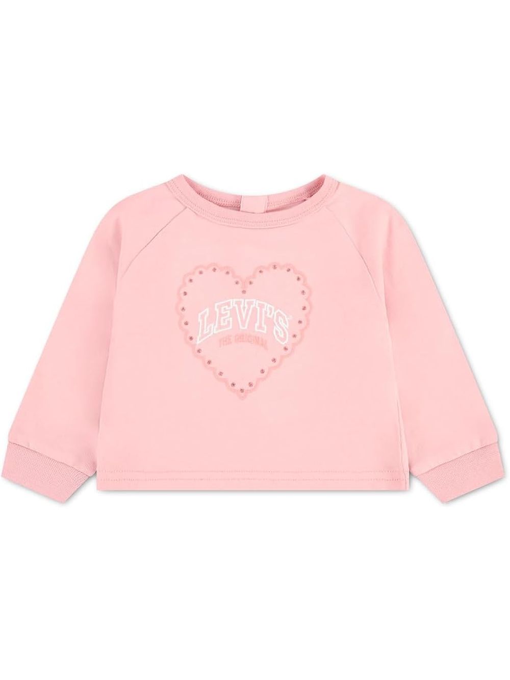 Pullover Levi's LS HEART KNIT TOP Bambina - Rosa
