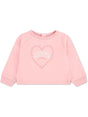 Pullover Levi's LS HEART KNIT TOP Bambina - Rosa