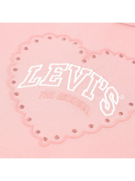 Pullover Levi's LS HEART KNIT TOP Bambina - Rosa