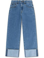 Jeans Levi's WIDE LEG JEANS W/ROLL-CUFF Bambina - Denim