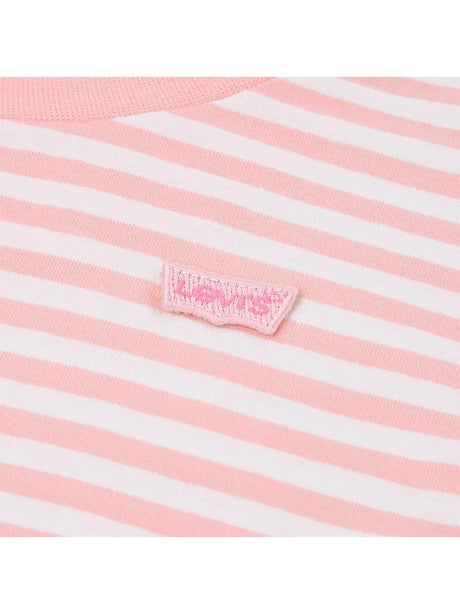 T-shirt Levi's STRIPE LS TEE Bambina - Rosa