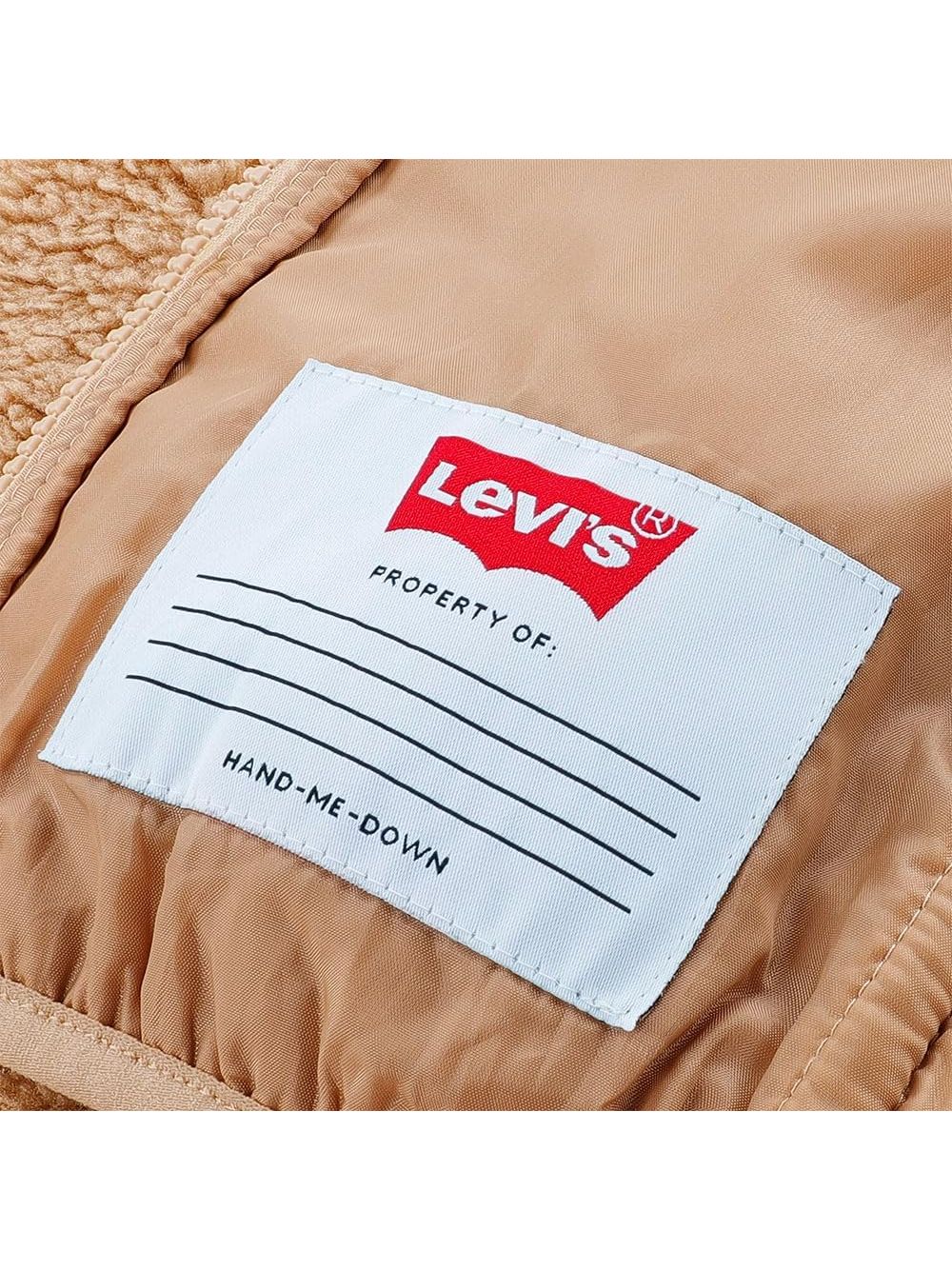 Giubbotto Levi's SHERPA ZIP UP JACKET Bambina - Beige