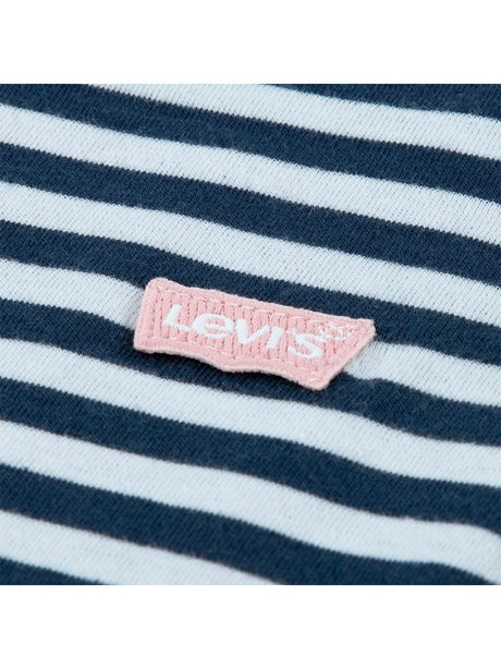 T-shirt Levi's STRIPE LS TEE Bambina - Blu