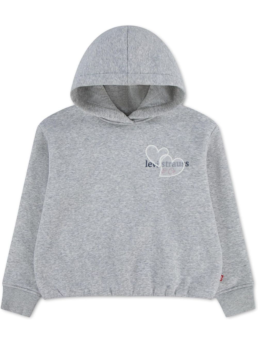 Felpa Levi's MEET AND GREET BUBBLE HOOD Bambina - Grigio
