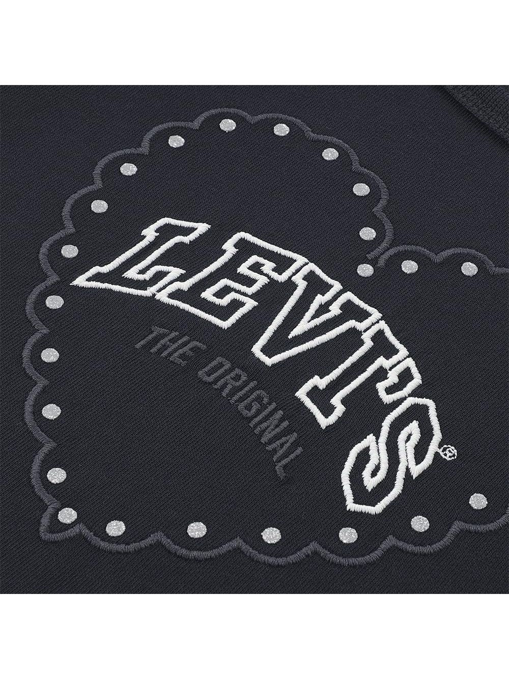 Pullover Levi's LS HEART KNIT TOP Bambina - Nero
