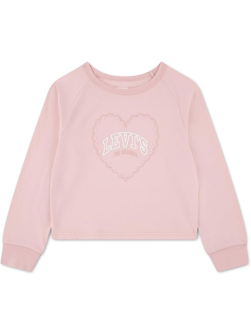 Pullover Levi's LS HEART KNIT TOP Bambina - Nero