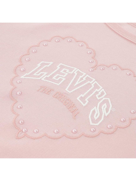 Pullover Levi's LS HEART KNIT TOP Bambina - Nero