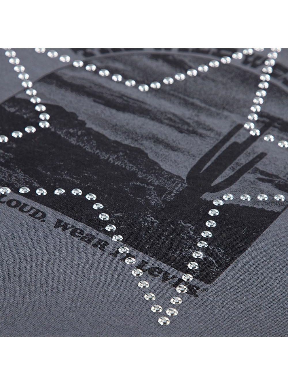 T-shirt Levi's WILD WEST SS TEE Bambina - Grigio