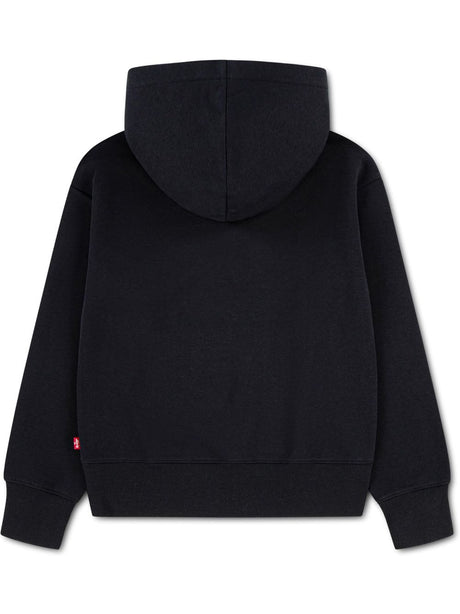 Felpa Levi's BATWING PATCH HOODIE Bambina - Nero