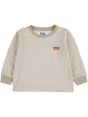 T-shirt Levi's STRIPE LS TEE Bambino - Verde