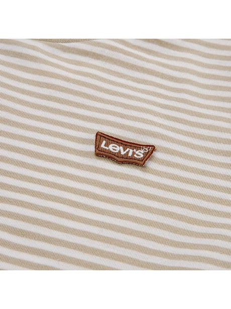 T-shirt Levi's STRIPE LS TEE Bambino - Verde