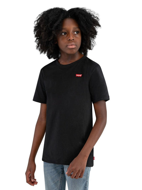 T-shirt Levi's BATWING CHEST HIT Bambino - Nero