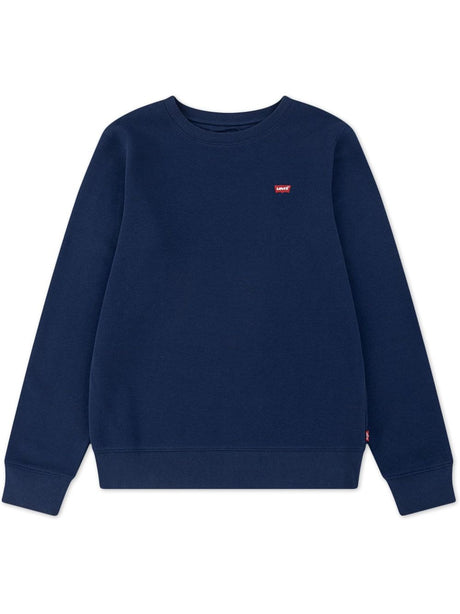 Felpa Levi's MINI LOGO CREWNECK SWEATSH Bambino - Blu