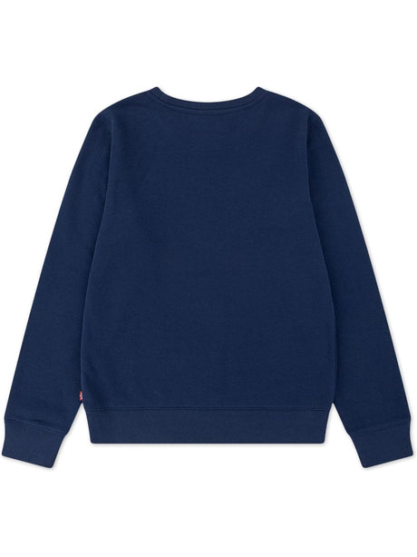 Felpa Levi's MINI LOGO CREWNECK SWEATSH Bambino - Blu
