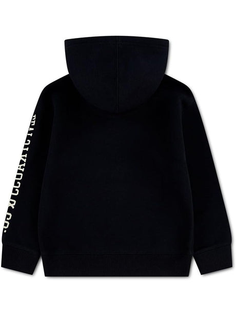 Felpa Levi's SLEEVE HIT HOODIE Bambino - Nero