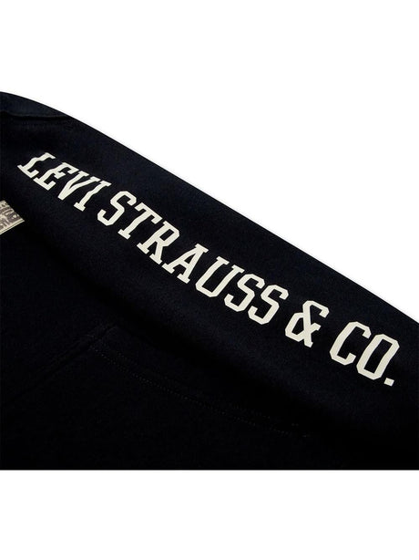 Felpa Levi's SLEEVE HIT HOODIE Bambino - Nero