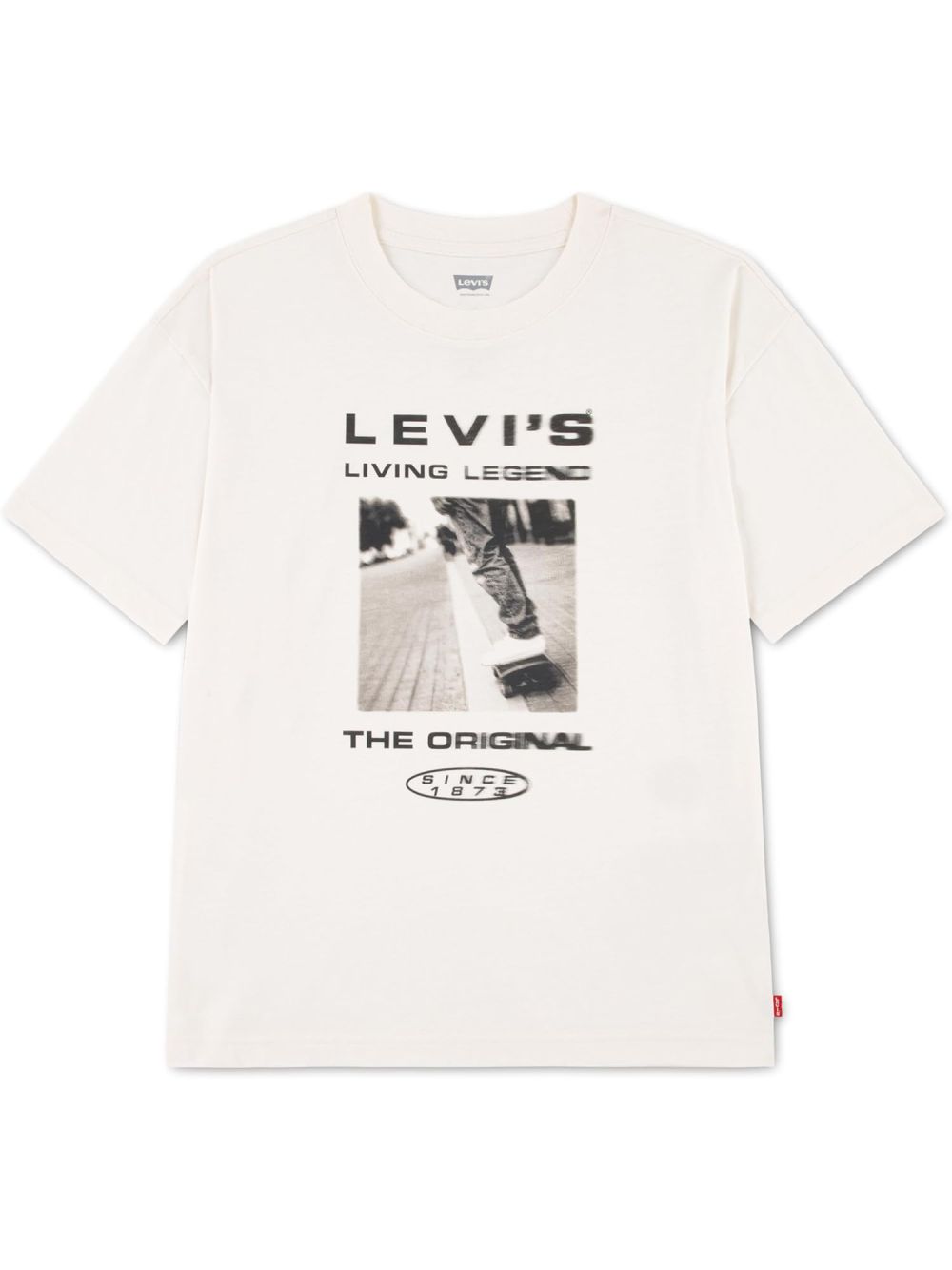T-shirt Levi's SKATE LEGEND TEE Bambino - Bianco