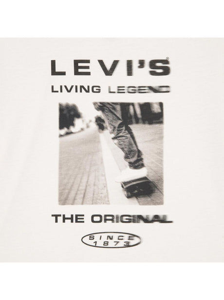 T-shirt Levi's SKATE LEGEND TEE Bambino - Bianco