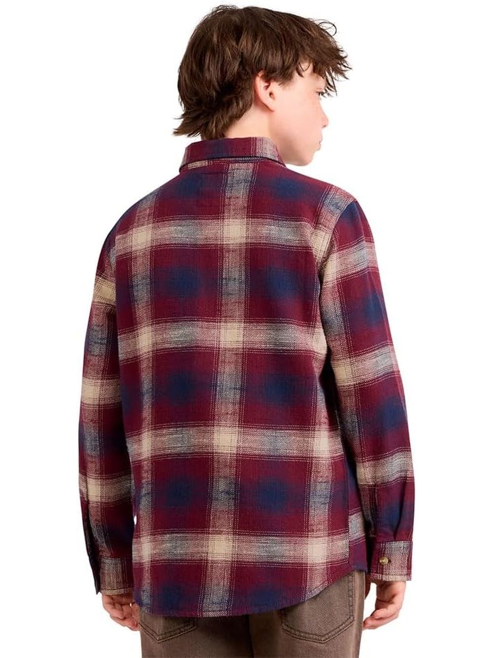 Camicia Levi's SHADOW PLAID SHIRT Bambino - Marrone