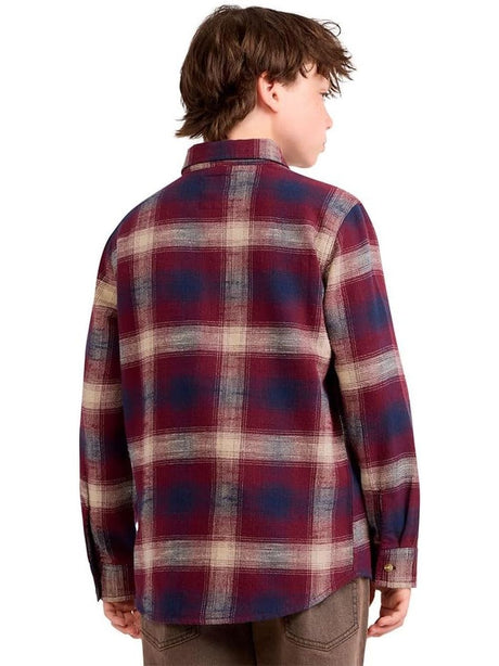 Camicia Levi's SHADOW PLAID SHIRT Bambino - Marrone