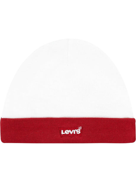 Set Levi's BATWING ONESIE HAT BOOTIE Bambino - Bianco