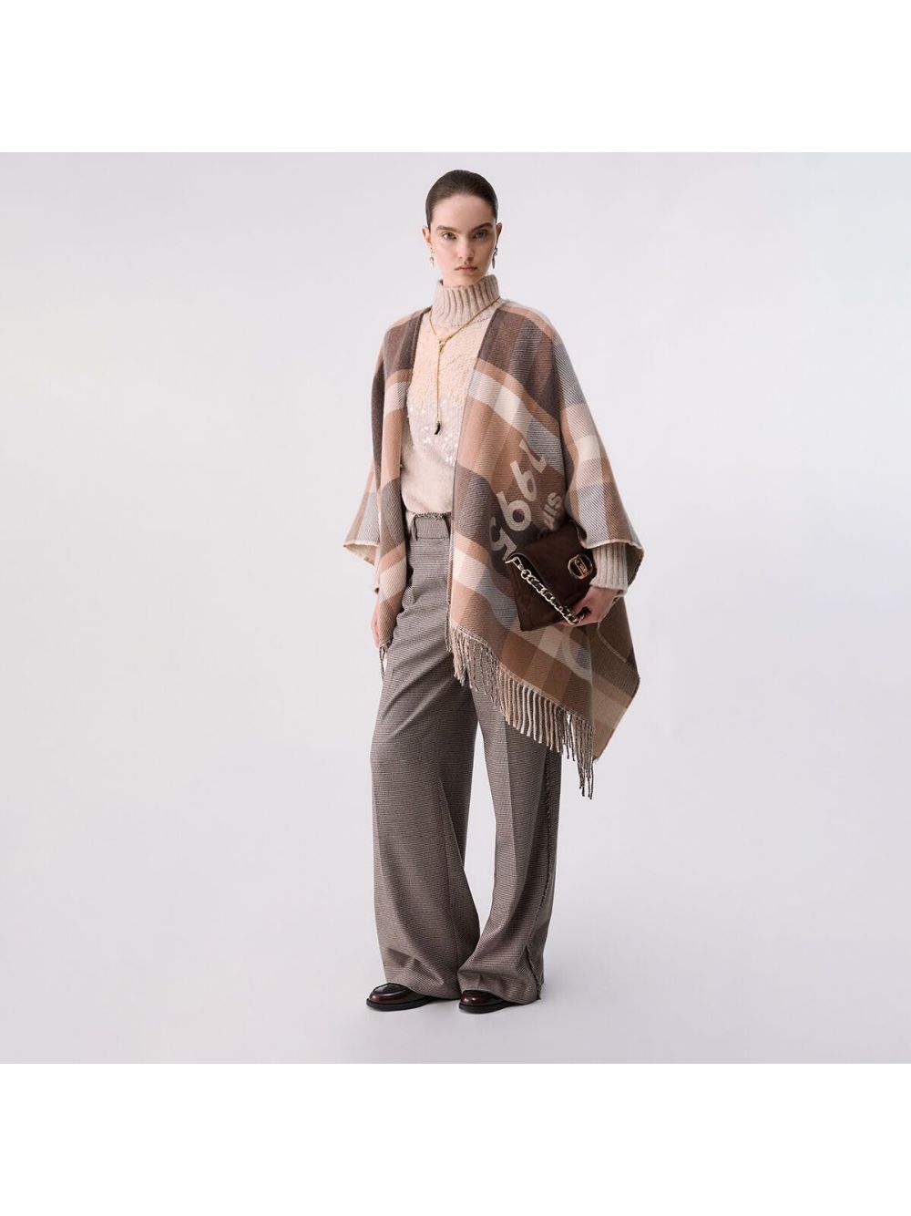 Poncho Liu Jo Donna - Bianco