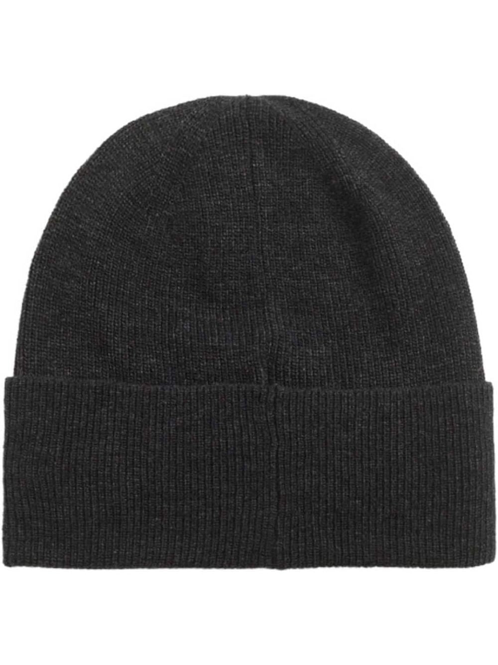 Cappello Lyle & Scott LAMBSWOOL BLEND RIBBED Uomo - Nero